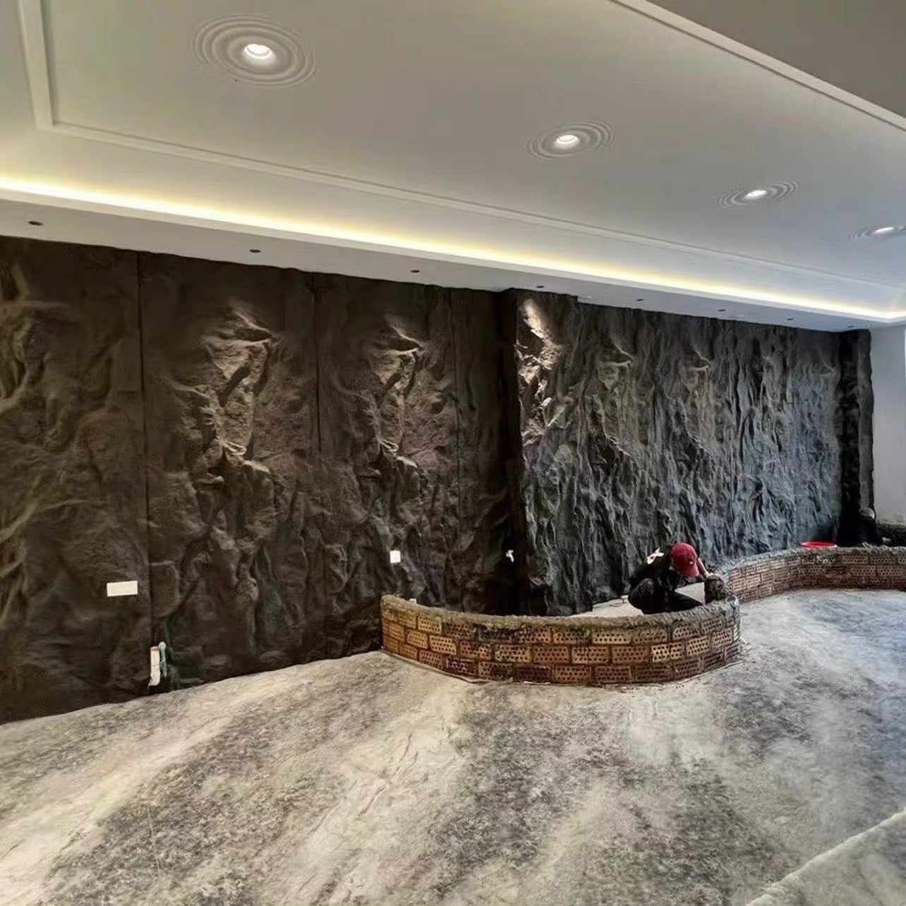 Pu Stone Wall Panel Polyurethane Stone Panel 3D Wall Panel Board Artificial Light Weights Slate Stone
