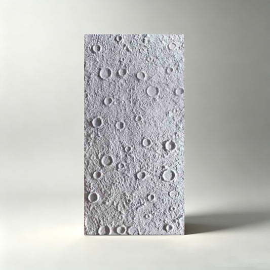 PU Lunar Stone Wall Panel, Lightweight Faux Moon Surface Wall Cladding