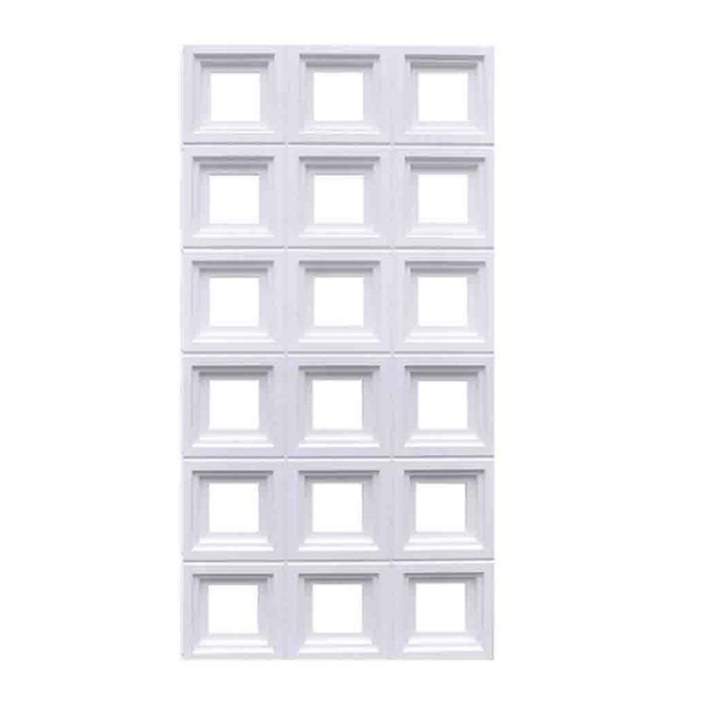 PU Square Grid Decorative Wall Panels