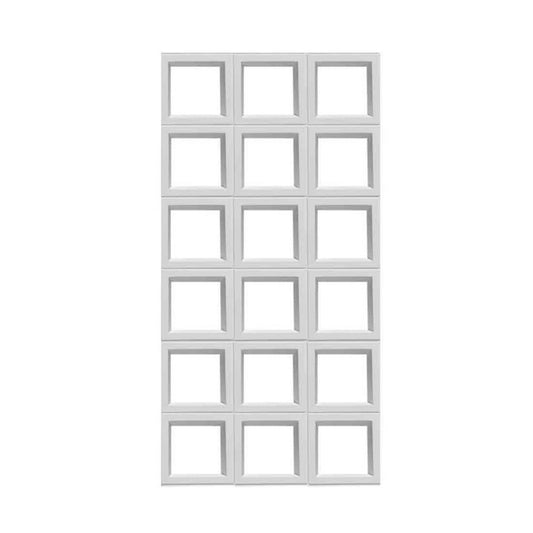 PU Square Lattice Decorative Wall Panels