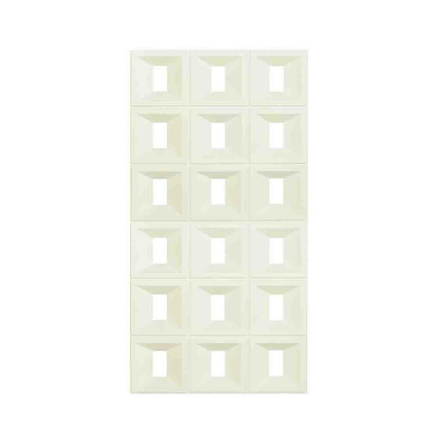 PU Rectangular Grid Decorative Wall Panels