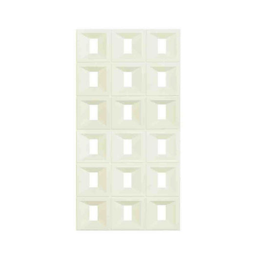 PU Rectangular Grid Decorative Wall Panels