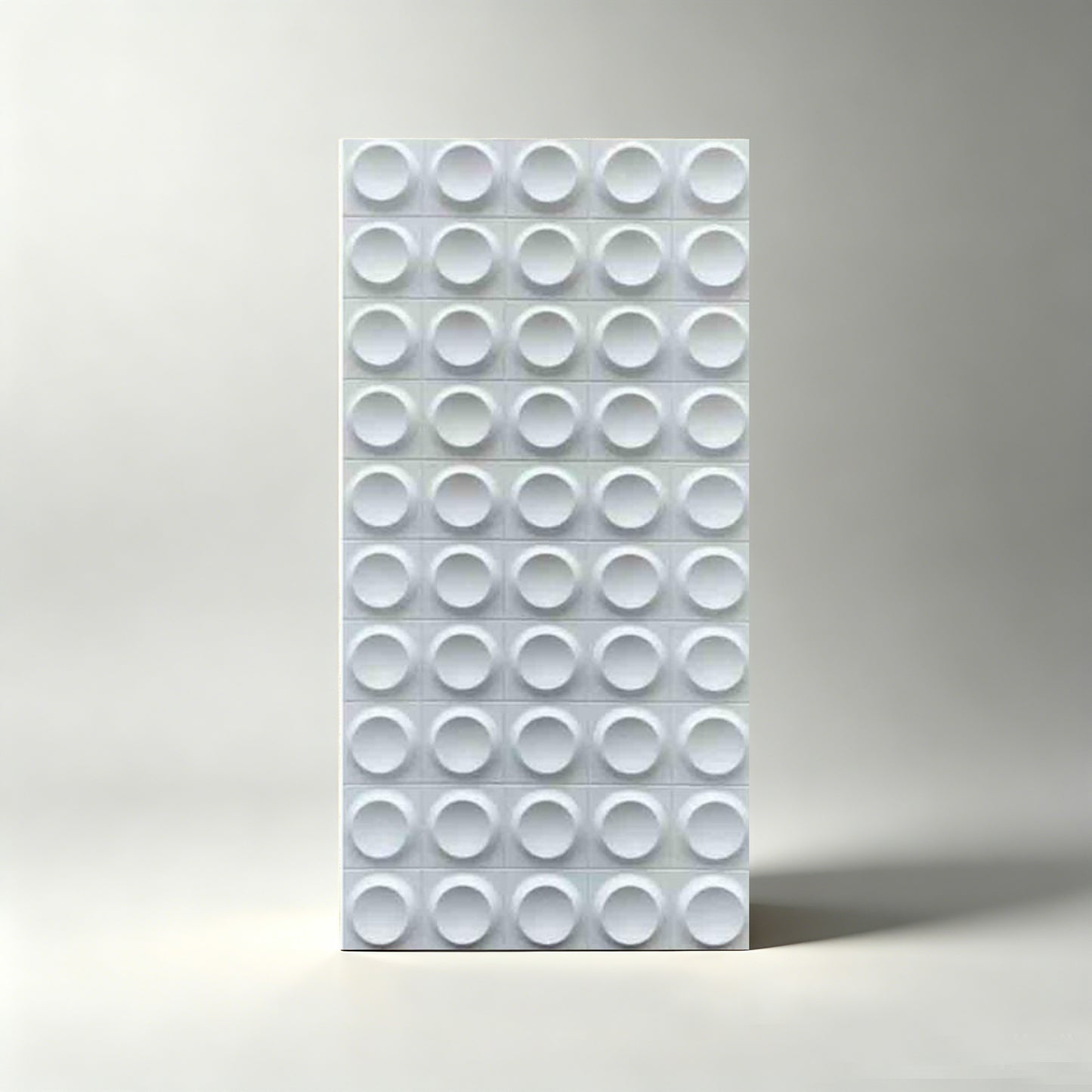 PU 3D Round Hole Decorative Wall Panel