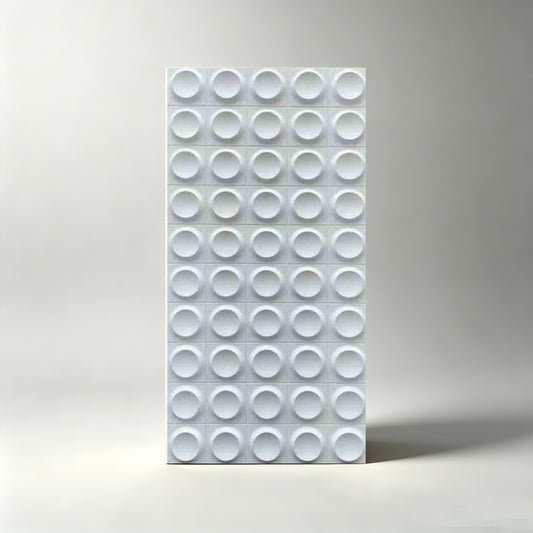 PU 3D Round Hole Decorative Wall Panel