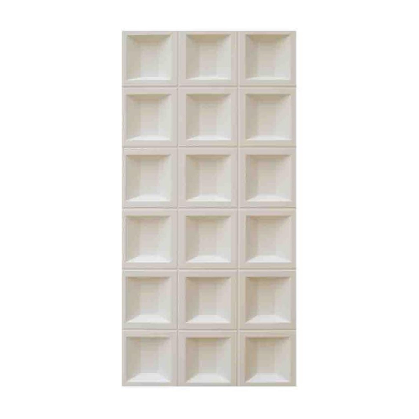 PU Solid Square Grid Decorative Wall Panels