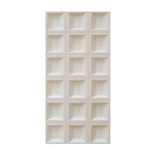 PU Solid Square Grid Decorative Wall Panels