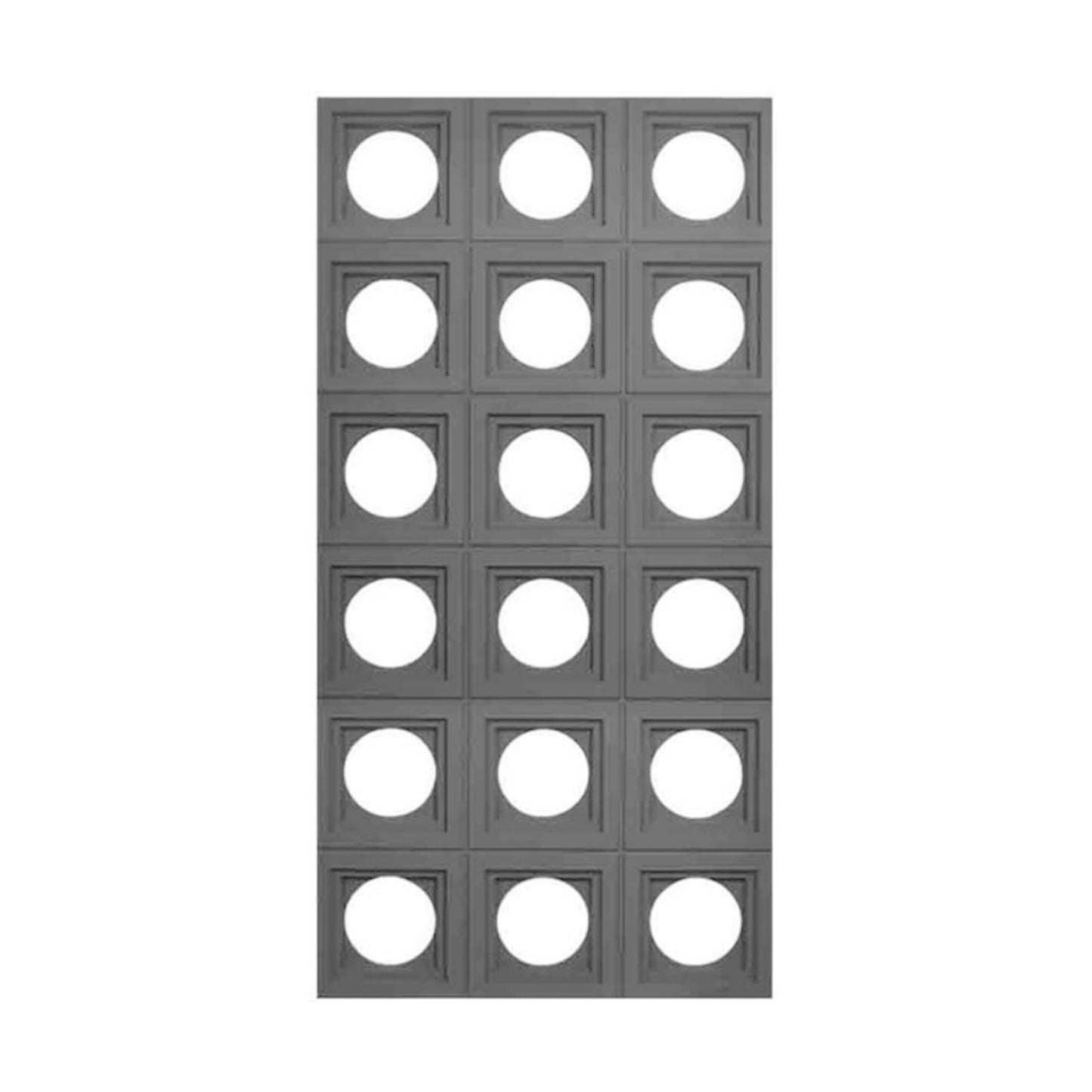 PU Round & Square Combined Pattern Decorative Wall Panels