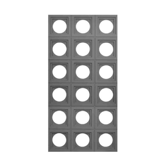 PU Round & Square Combined Pattern Decorative Wall Panels