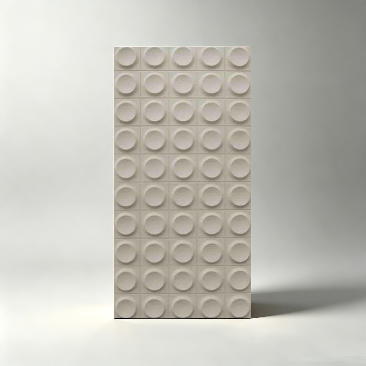 PU 3D Round Hole Decorative Wall Panel