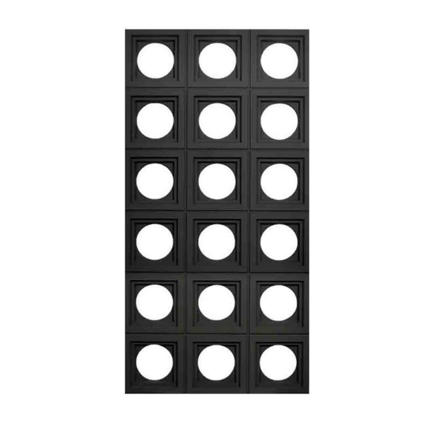 PU Round & Square Combined Pattern Decorative Wall Panels