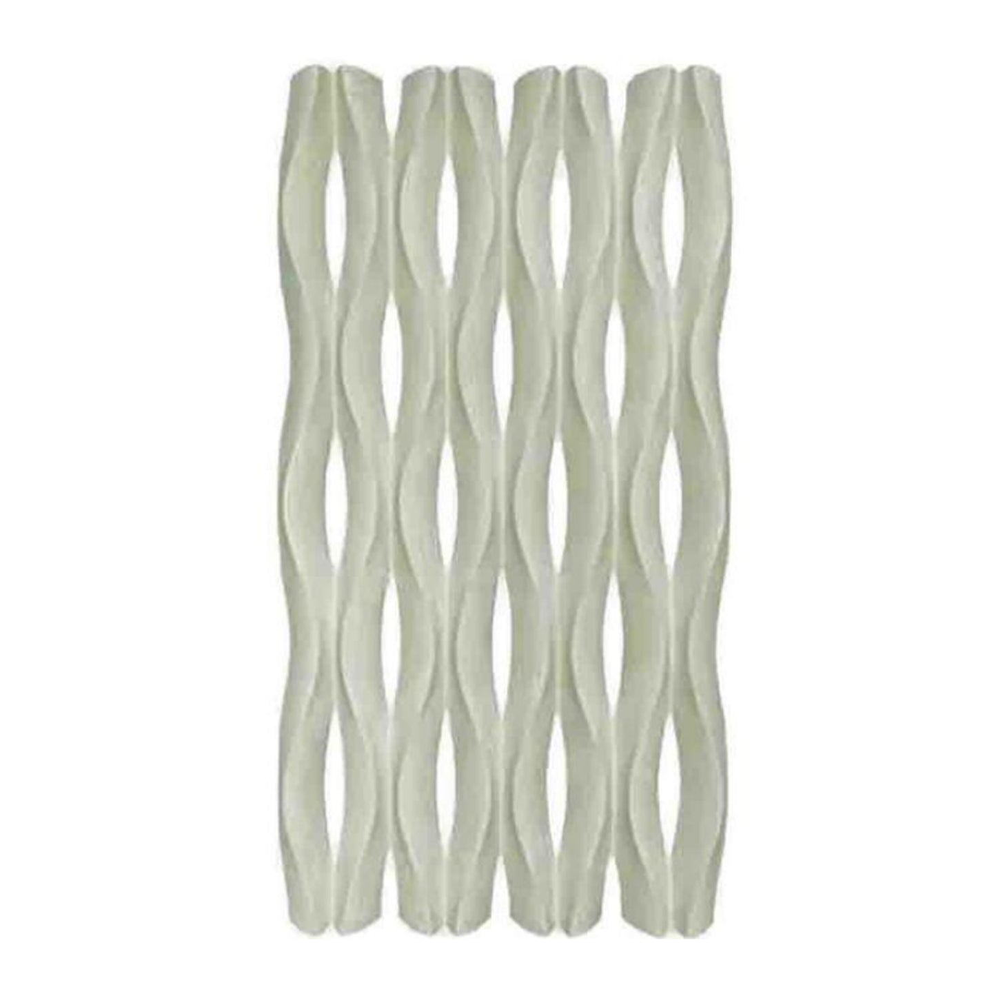PU 3D Wave Pattern Decorative Wall Panels