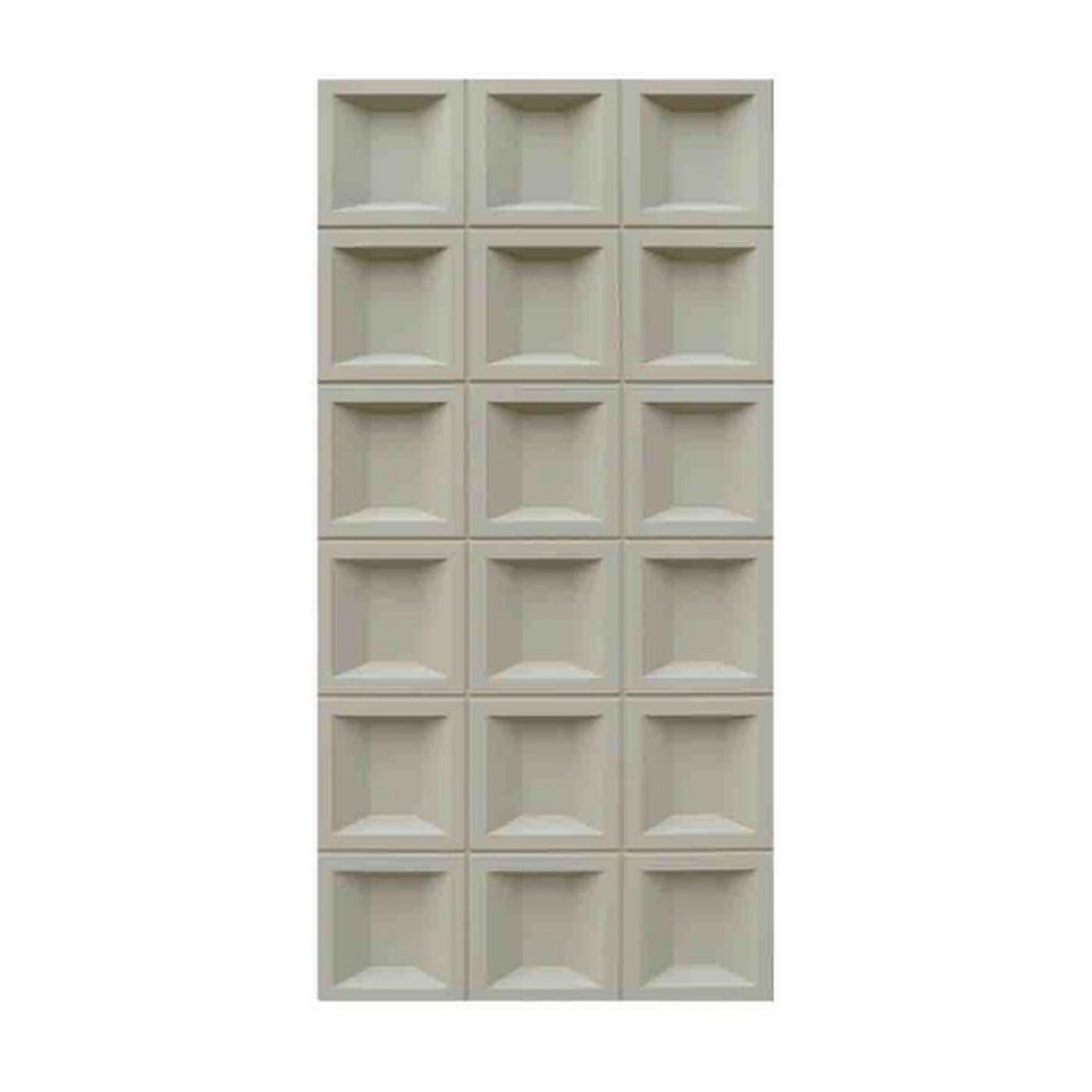 PU Solid Square Grid Decorative Wall Panels
