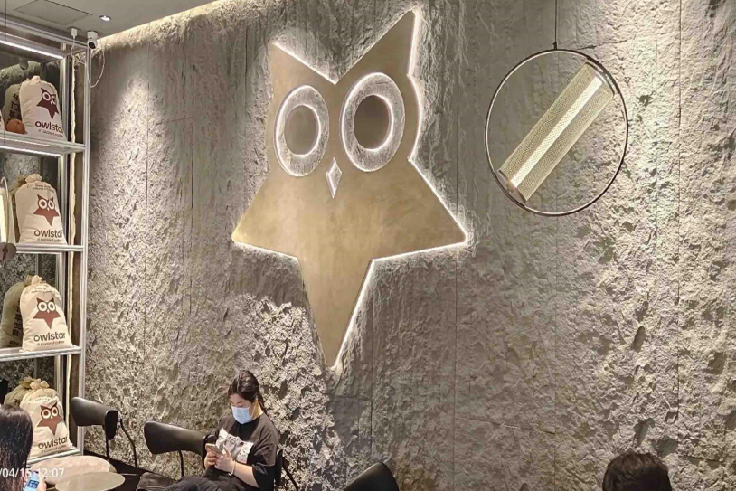 PU Star Moon Stone Decor Wall Panel, Lightweight Faux Stone Wall Cladding