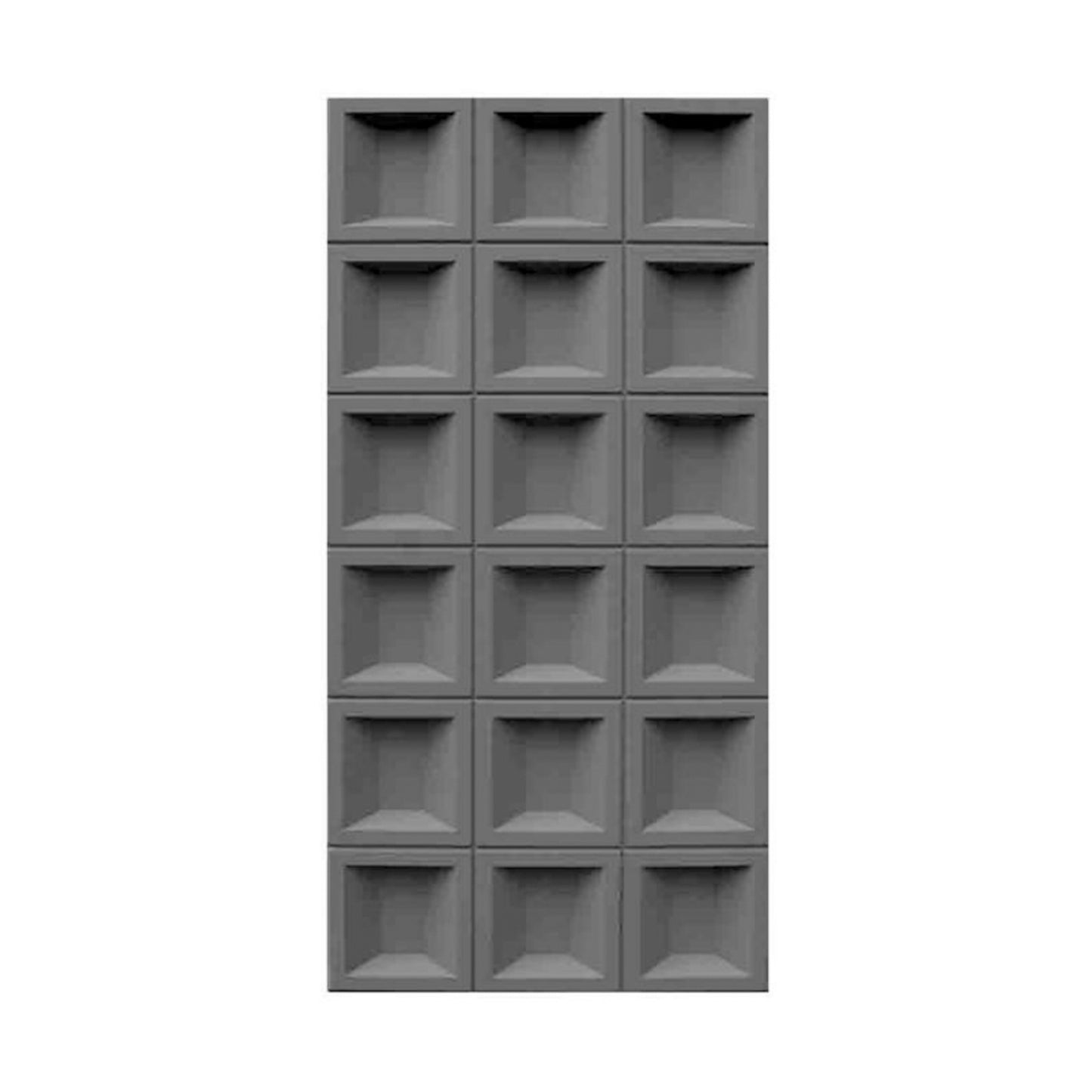 PU Solid Square Grid Decorative Wall Panels