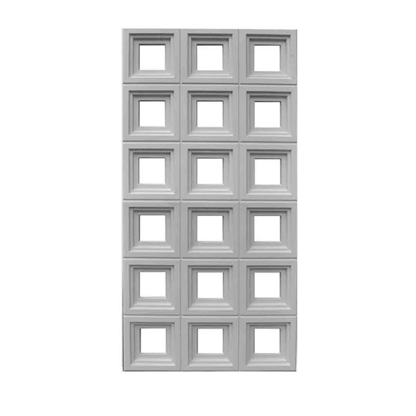PU Square Grid Decorative Wall Panels