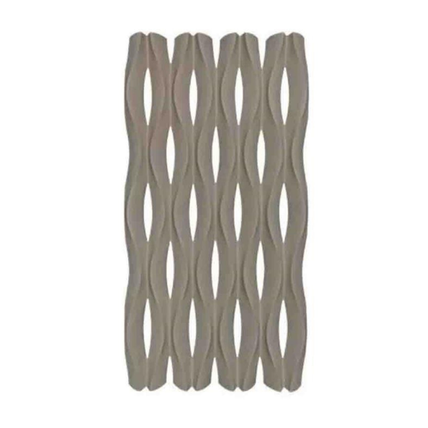 PU 3D Wave Pattern Decorative Wall Panels