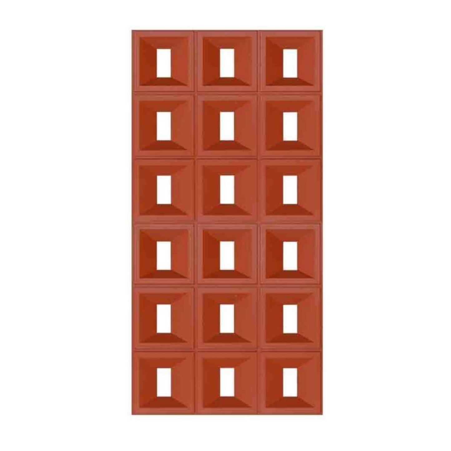 PU Rectangular Grid Decorative Wall Panels