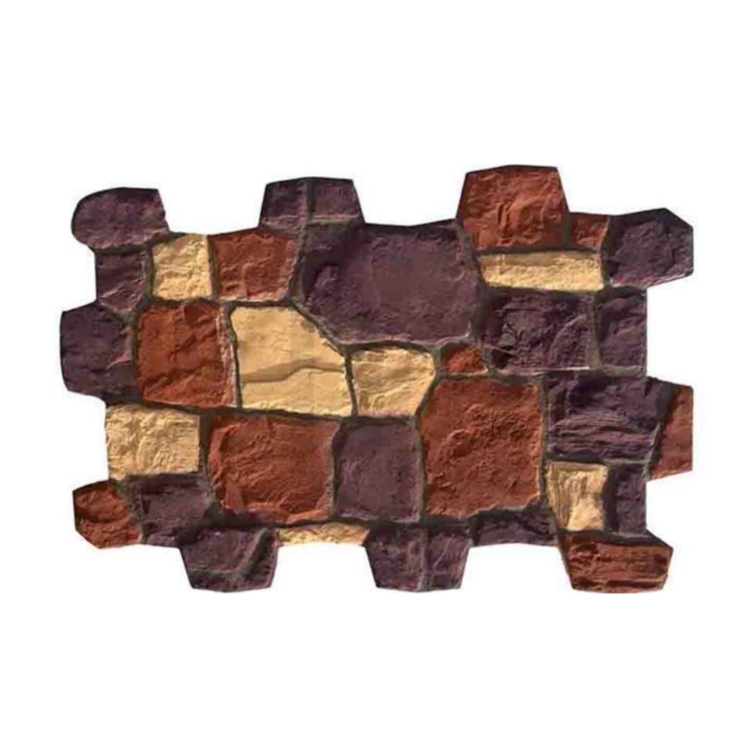PU Turtle Crack Stone Decorative Wall Panel