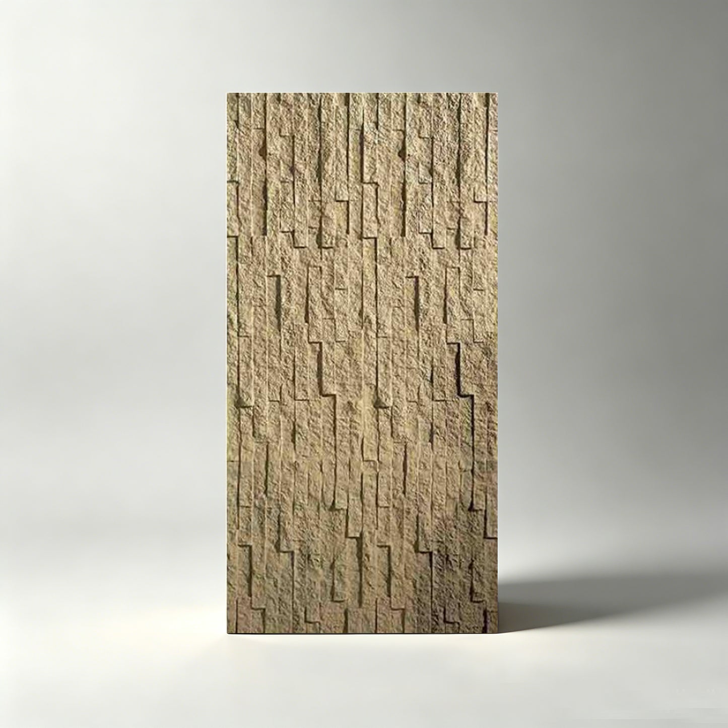 PU Narrow Strip Stone Decorative Wall Panel