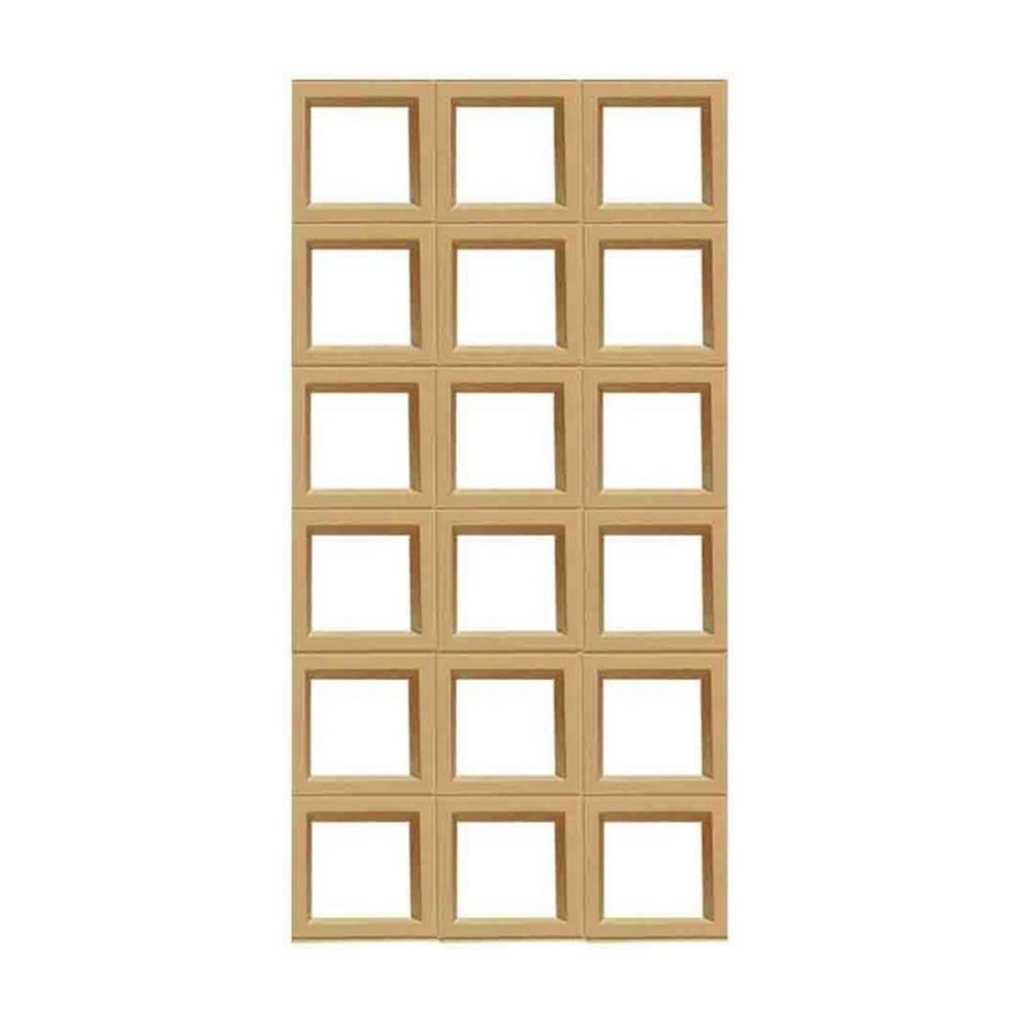 PU Square Lattice Decorative Wall Panels