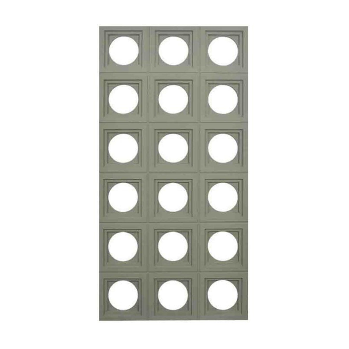 PU Round & Square Combined Pattern Decorative Wall Panels