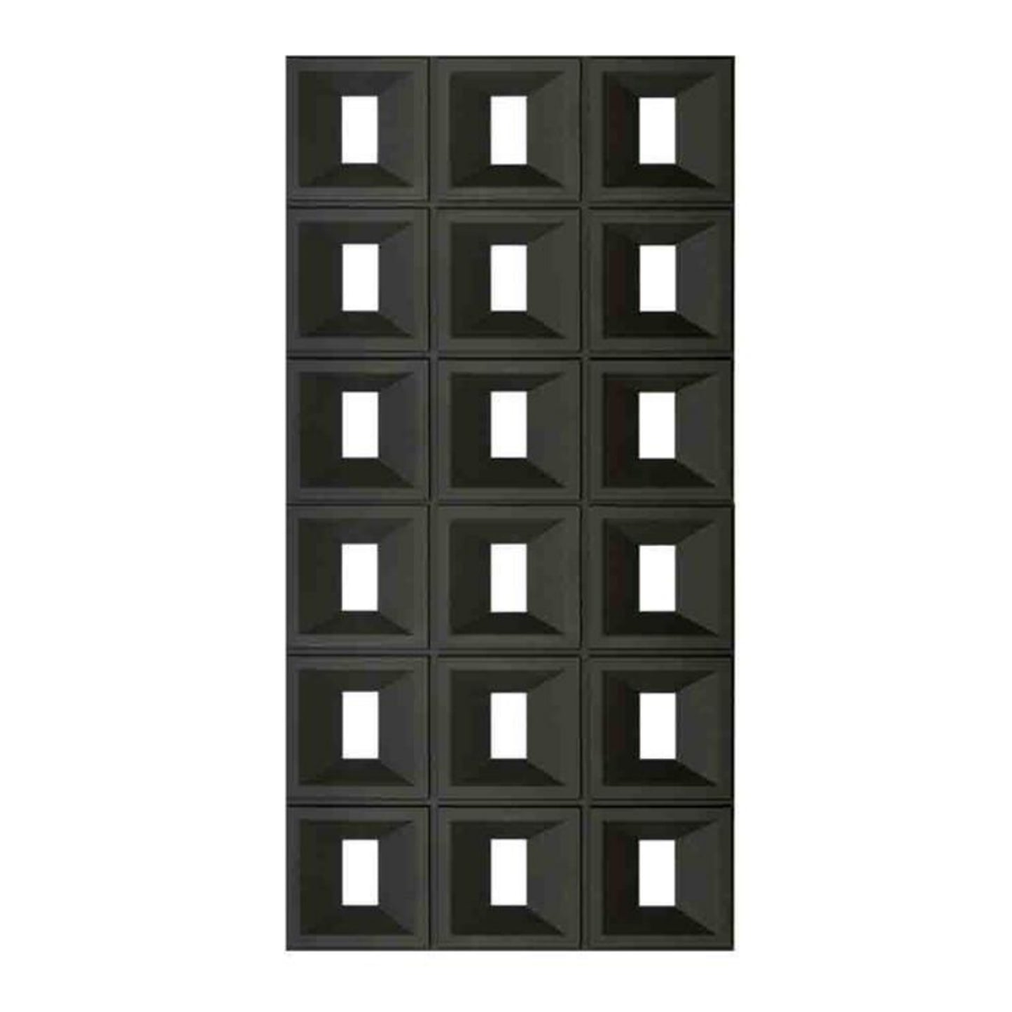 PU Rectangular Grid Decorative Wall Panels