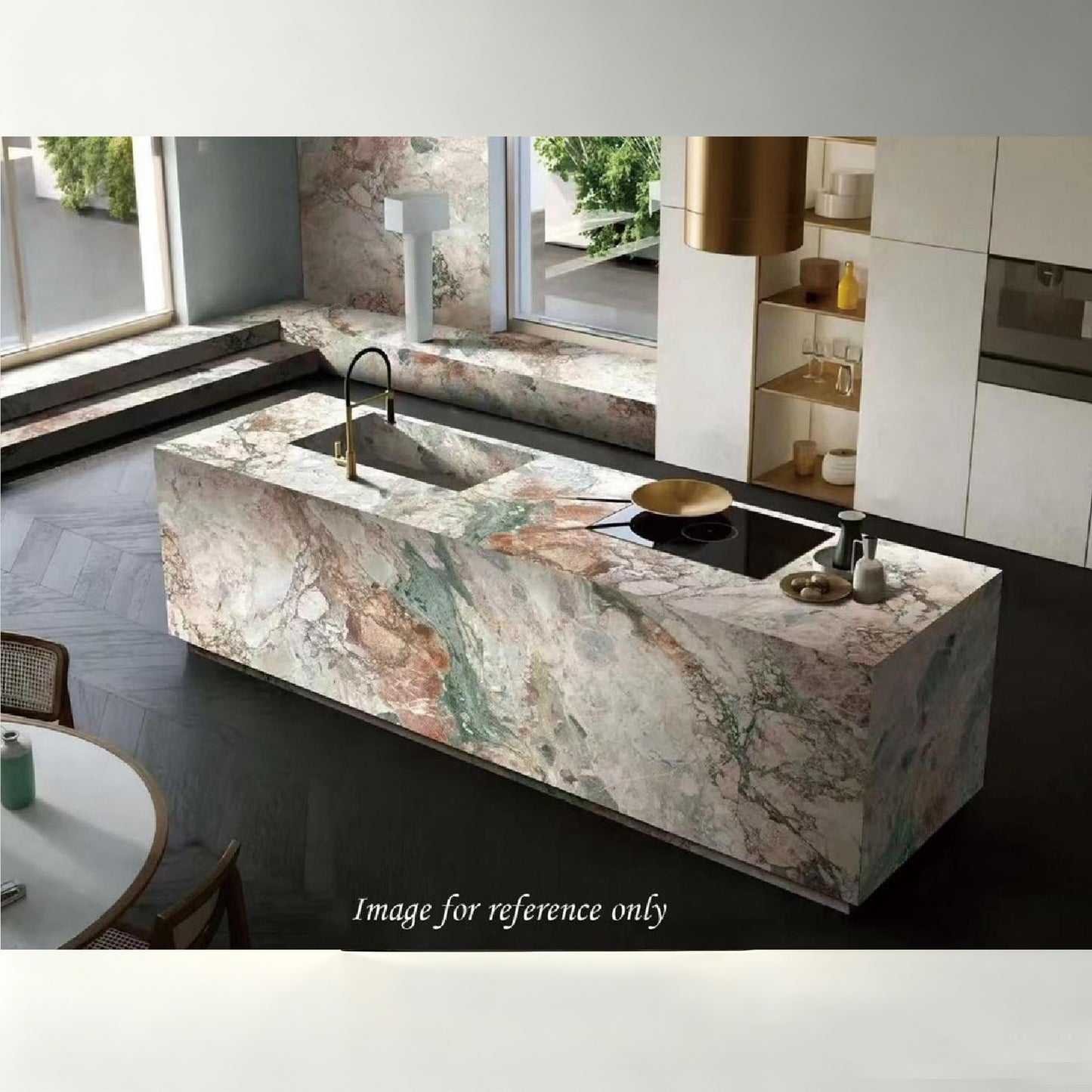 Premium 3D Printed Flexible Stone Panels with Authentic Marble Veins
