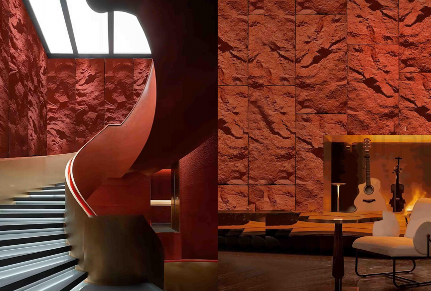 PU Mountain Rock Wall Panel