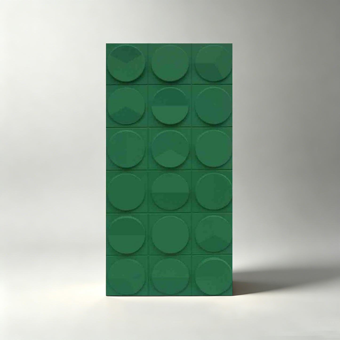 PU 3D Clock Pattern Decorative Wall Panel