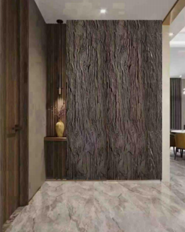 PU Ancient Wood Stone Decorative Panel
