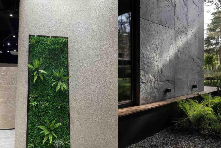 PU Stone Veneer Decorative Wall Panel, Lightweight Faux Rock Wall Cladding