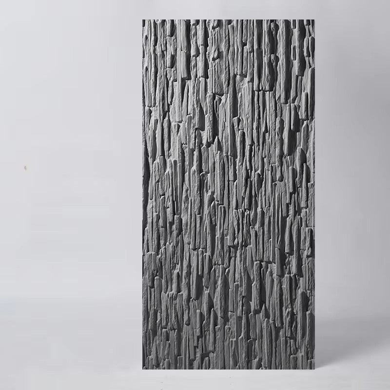 3d Pu Stone Veneer Wall Decor lightning Stone Wall Board for Interior and Exterior Wall
