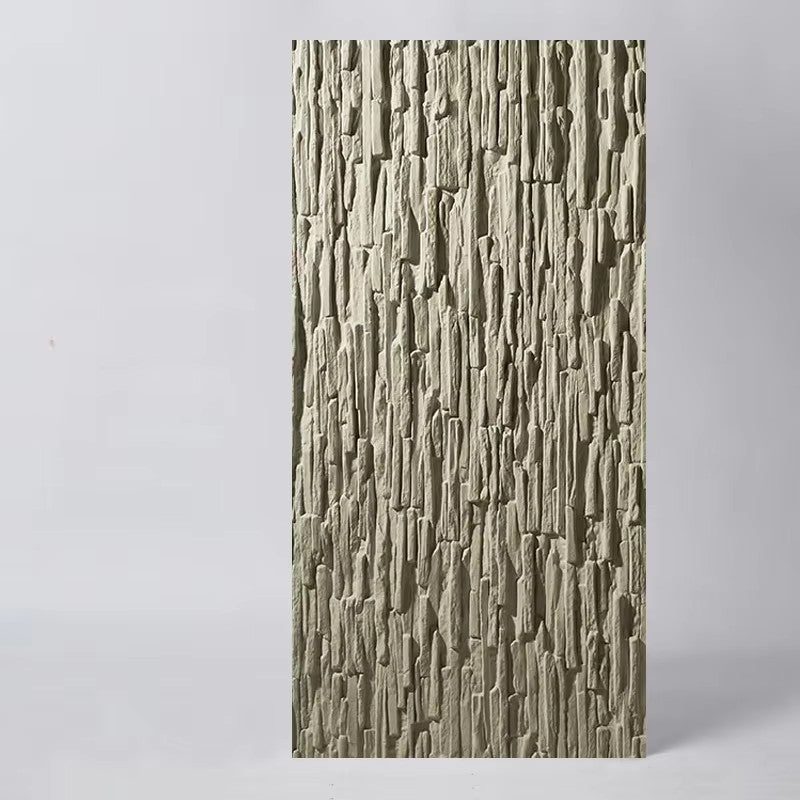 3d Pu Stone Veneer Wall Decor lightning Stone Wall Board for Interior and Exterior Wall