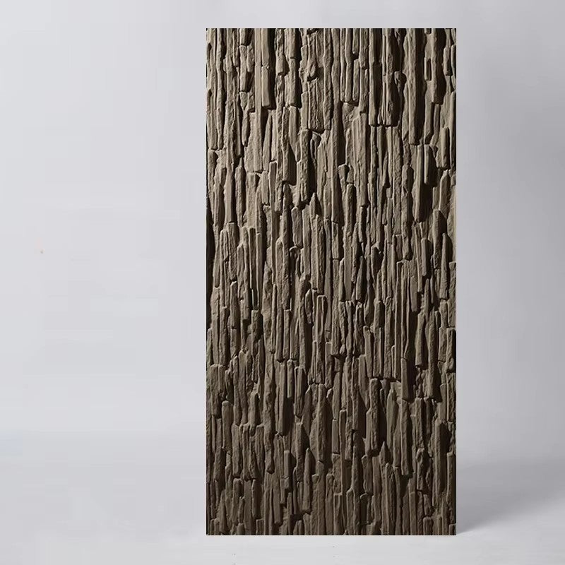 3d Pu Stone Veneer Wall Decor lightning Stone Wall Board for Interior and Exterior Wall