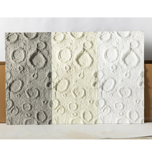 Lunar Stone Lightweight Simulation Stone Skin Background Wall 3D Planet Surface Crater PU Stone Wall Panel
