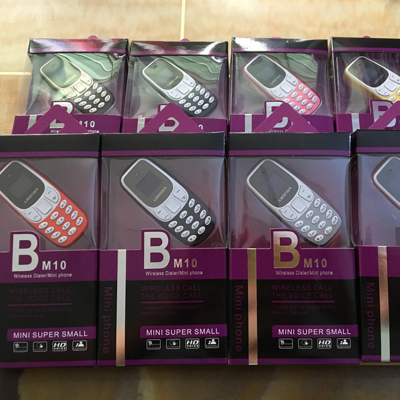 0.66 Inch Screen Dual SIM card Palm Super Small Size Star bm10 mini phone